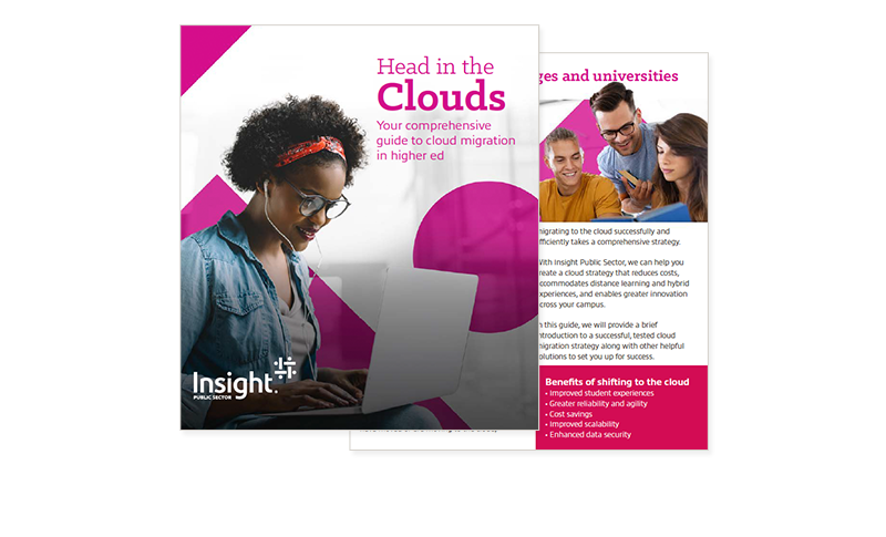 Head in the Clouds: Your comprehensive guide to cloud migration in higher ed ebook cover