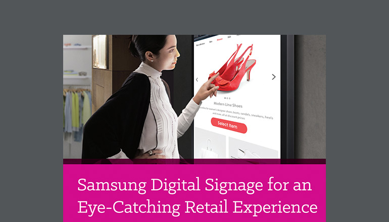 Article Samsung Digital Signage for an Eye-catching Retail Experience Image