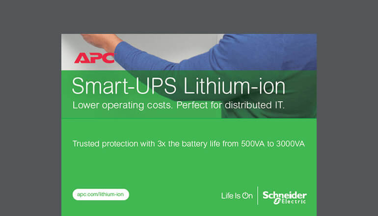 Article APC Smart-UPS Lithium-ion Batteries Image