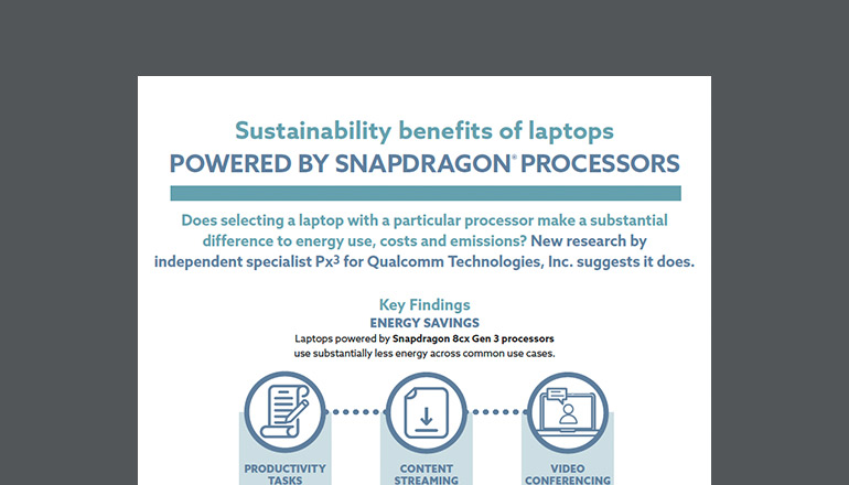 Article Sustainability Benefits of Laptops Powered by Snapdragon Processors  Image