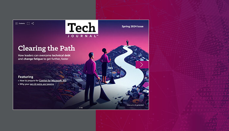 Article Issue 4 Tech Journal magazine: Clearing the Path Image