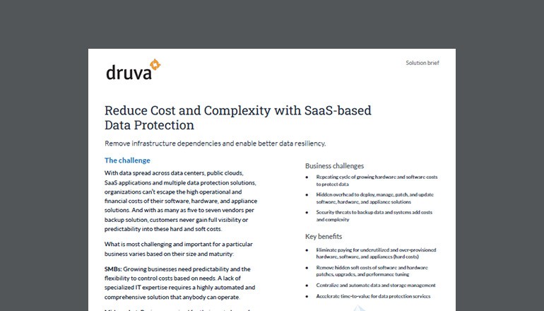Reduce Cost and Complexity with SaaS-based Data Protection thumbnail