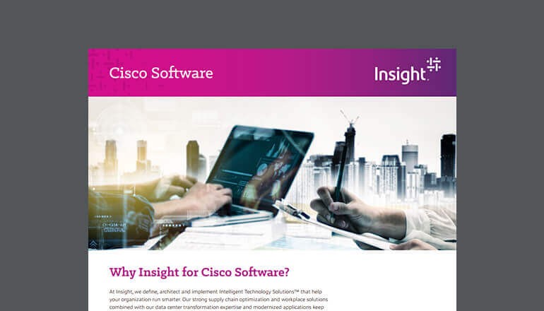 Why Insight for Cisco Software? cover