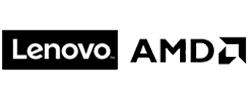 Lenovo and AMD logo