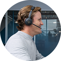 Man using JLab audio