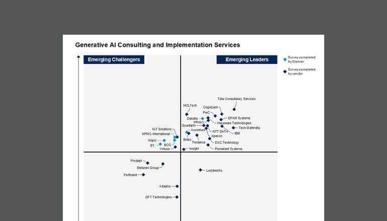 Article Insight Named an Emerging Leader in 2025 Gartner Innovation Guide for Generative AI Consulting and Implementation Services  Image