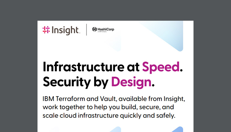 Article Infrastructure at Speed. Security by Design. Image