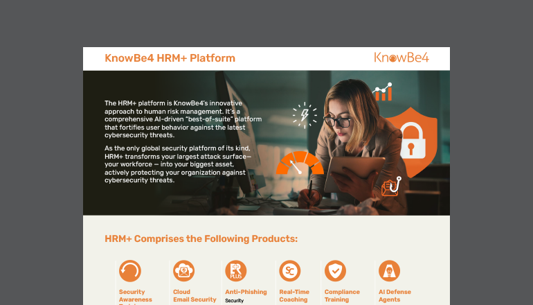 Article KnowBe4 HRM+ Platform  Image