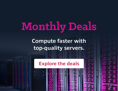 Monthly deals banner