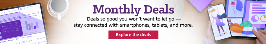 Monthly deals banner