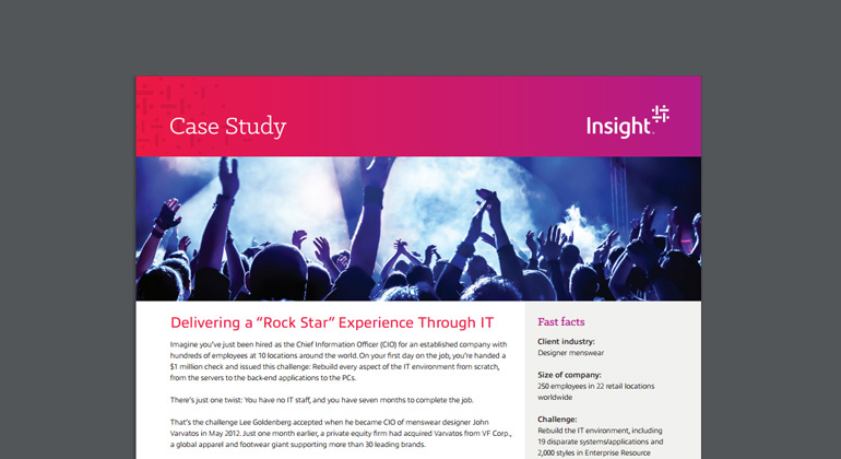 Delivering A Rock Star Experience Through It Insight