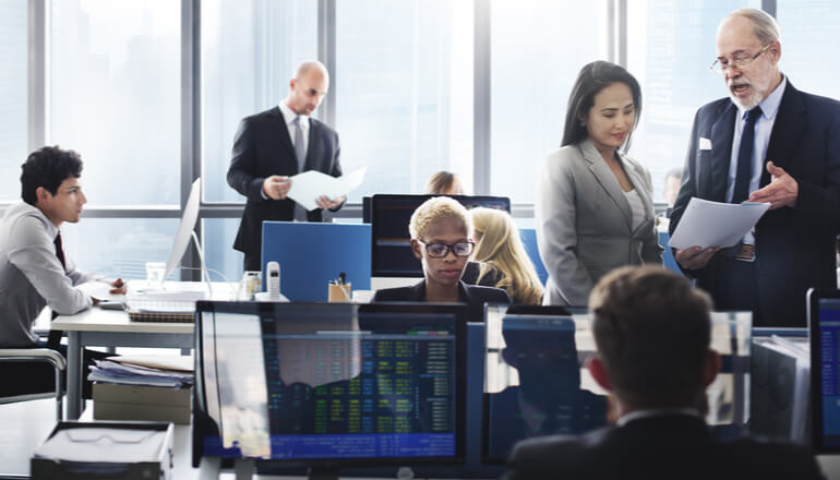 Group of federal government employees