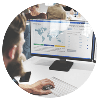 Script on a desktop computer 