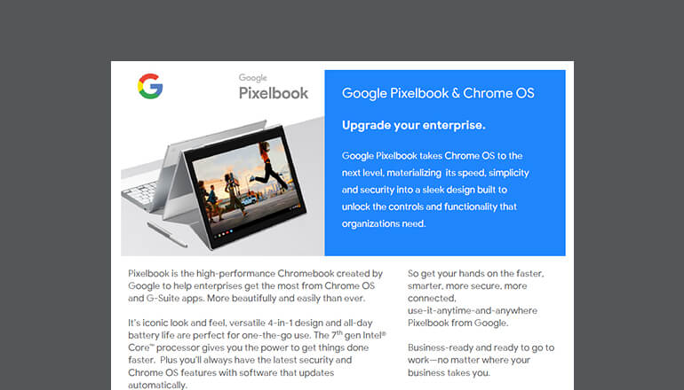 Article Google Pixelbook & ChromeOS Datasheet Image