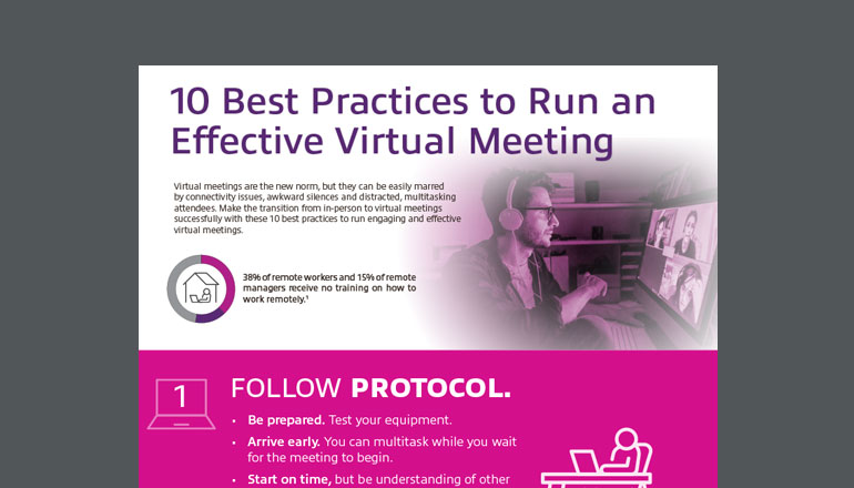 Guides to managing virtual meetings - Learning for Sustainability