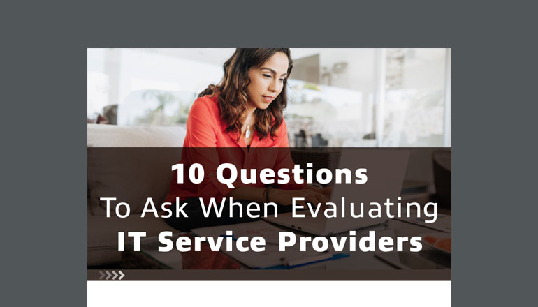 Article Infographic: 10 Questions To Ask When Evaluating IT Outsourcing Providers  Image