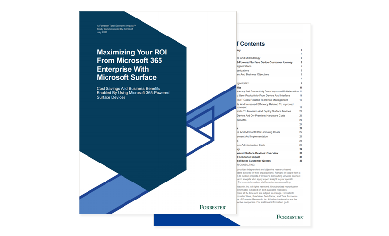 文章 Maximising Your ROI From Microsoft 365 Enterprise With Microsoft Surface 图像
