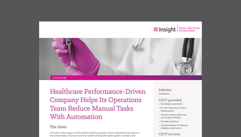 Healthcare Company Reduces Manual Tasks With Automation
