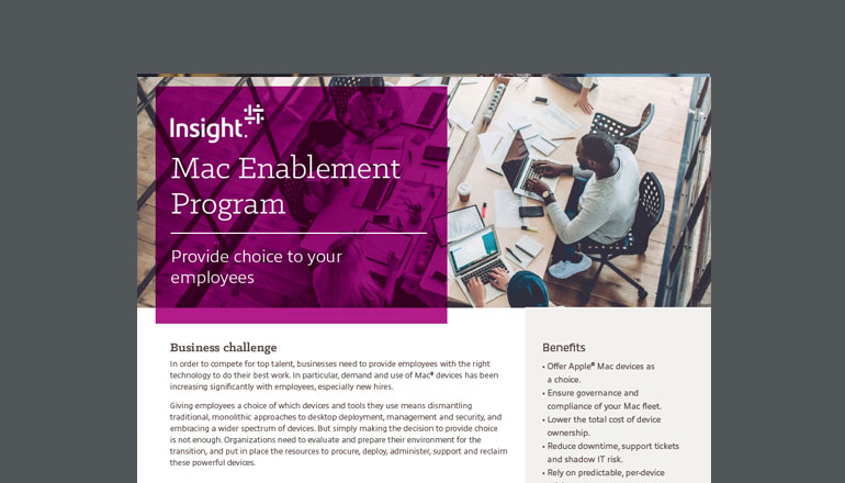 Article Mac Enablement Program Solution Brief Image