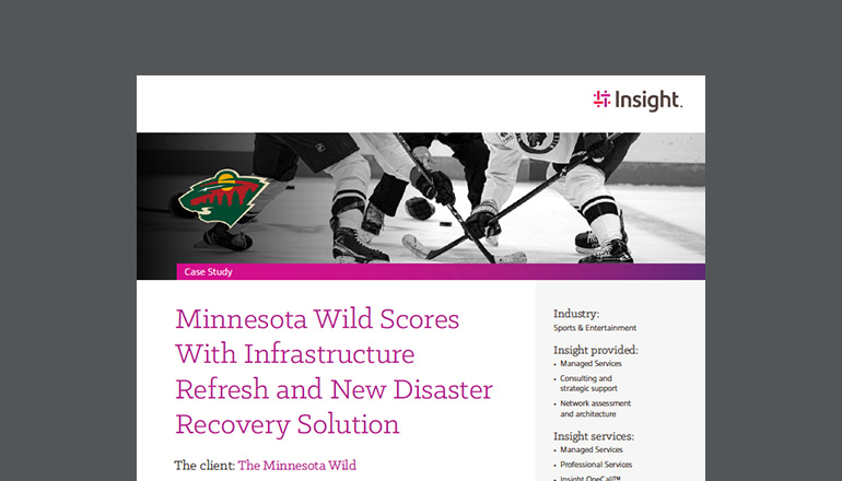 Minnesota Wild Scores With Infrastructure Refresh and New Disaster Recovery Solution