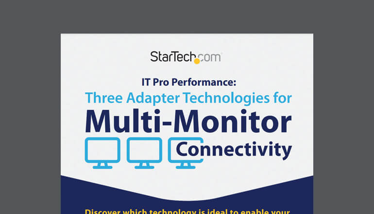 Article Three Adapter Technologies for Multi-Monitor Connectivity Image