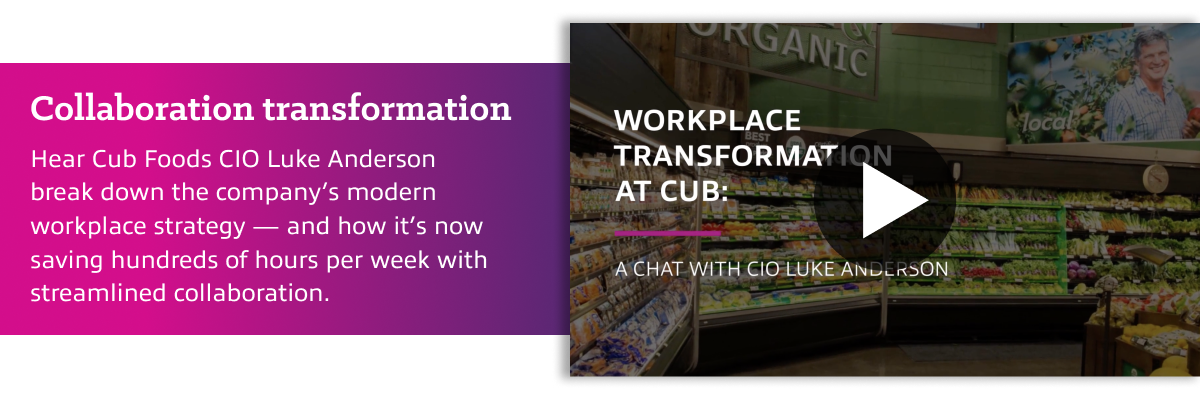 Graphic with video screenshot displayed