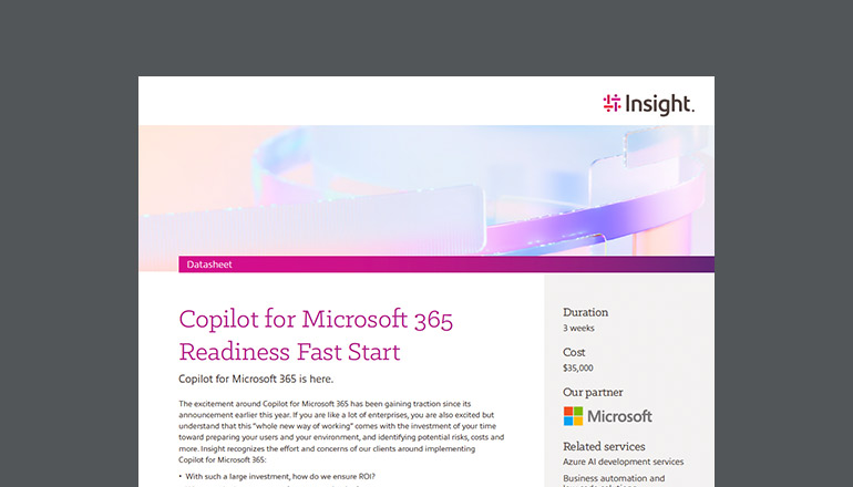 Copilot for Microsoft 365 Readiness Fast Start