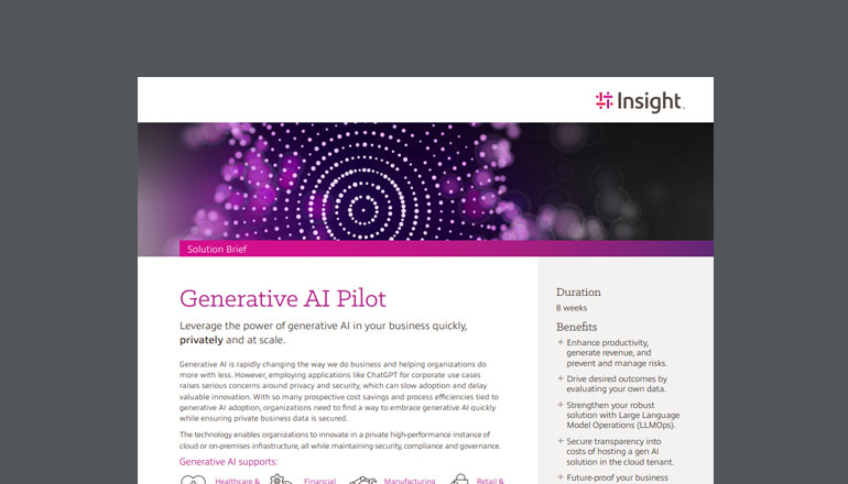 Generative AI Pilot Solution Brief thumbnail