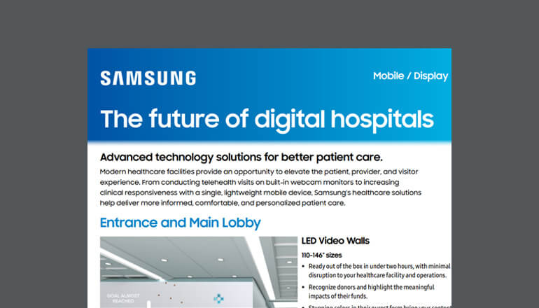 Article Samsung The Future of Digital Hospitals  Image