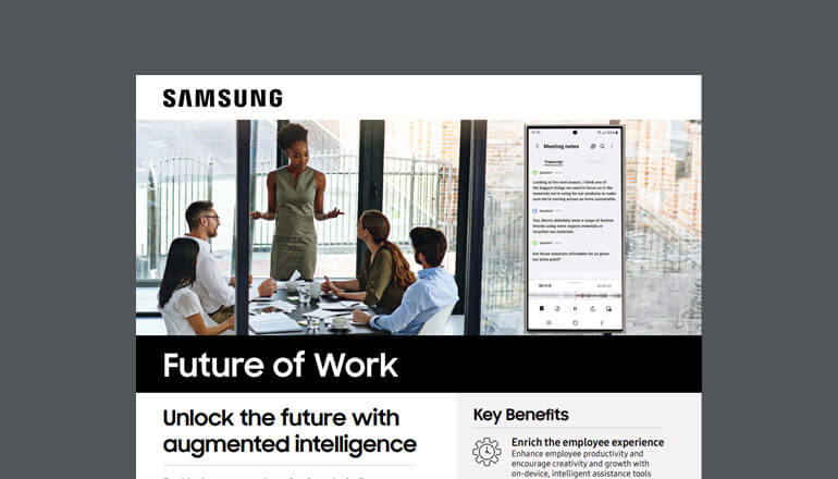 Article Samsung AI-Powered Future of Work Solution Image