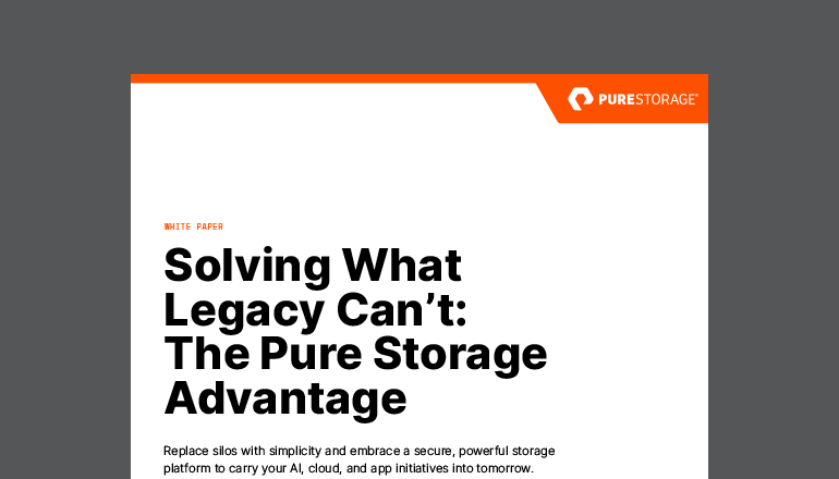 Article Solving What Legacy Can’t with Pure Storage Image