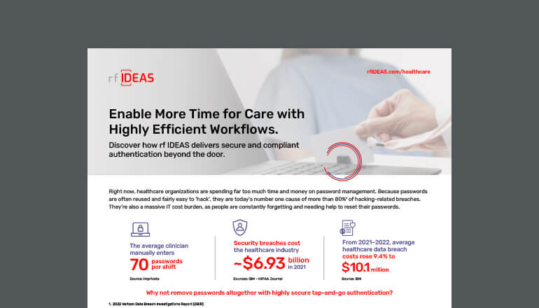 Article Enable More Time For Care With Healthcare Workflows Image