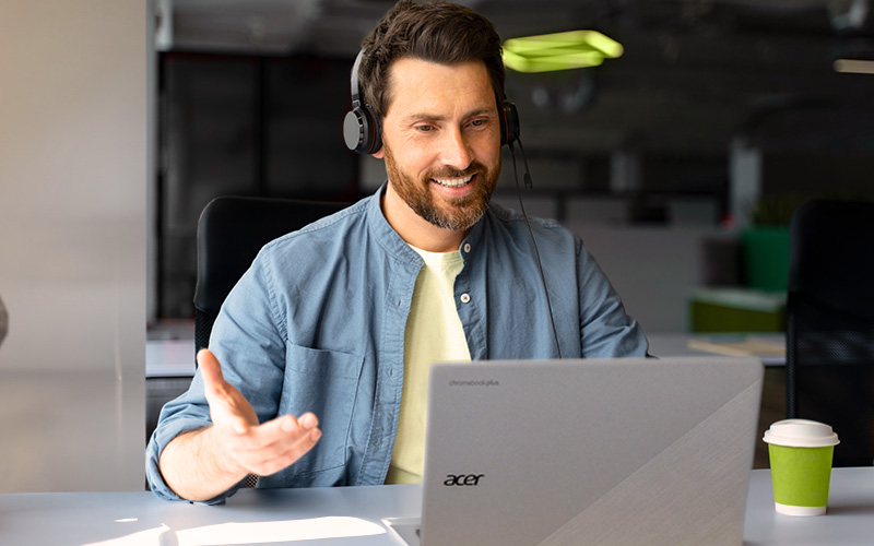 Professional on a meeting