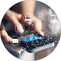 A person holding a phone