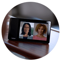 Virtual meeting using a mobile device