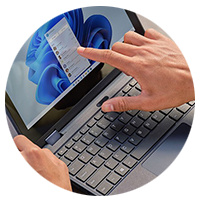 Windows 11 user circle