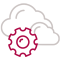 Cloud management icon