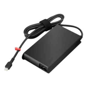 Front facing image of a laptop charger