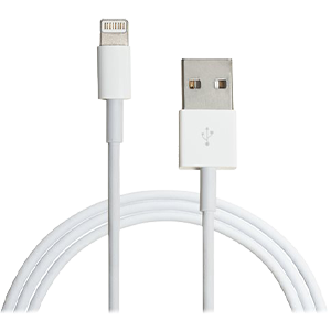Front facing image of Lightning cables