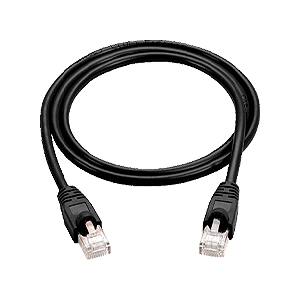 Front facing image of Network cables