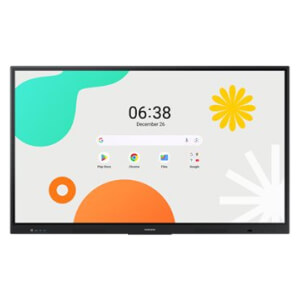 Front facing image of a Interactive display