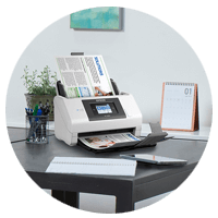 Epson scanner on desk
