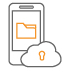KeepItSafe Mobile Backup graphic icon