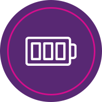 Extended battery protection icon