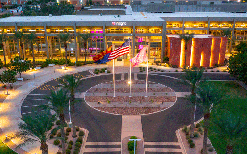 Overhead view of Chandler, Arizona PayChex headquarters