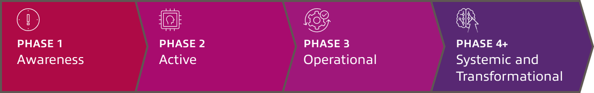 Phases of the AI journey