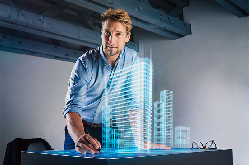 Innovatve city planning using 3D virtual rendering