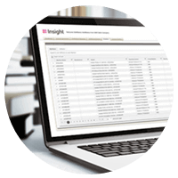 View of Insight's Renewals & warranty management dashboard