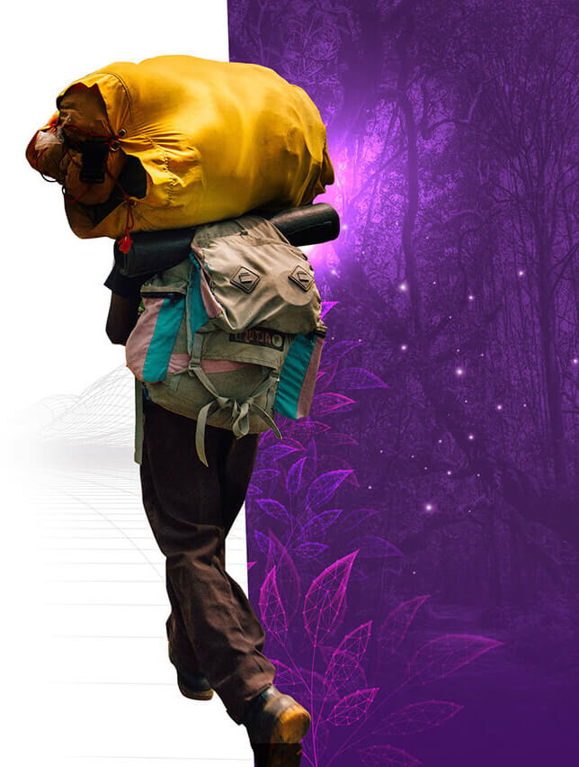 A porter understands the reference points and guides you to your destination