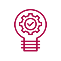 Icon displaying concept for proactive risk management